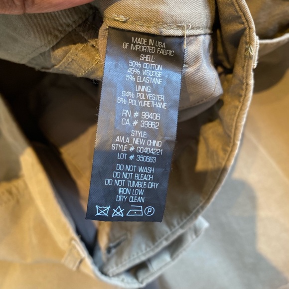 Theory cotton size 2 Alva chinos straight pants… - Picture 6 of 6